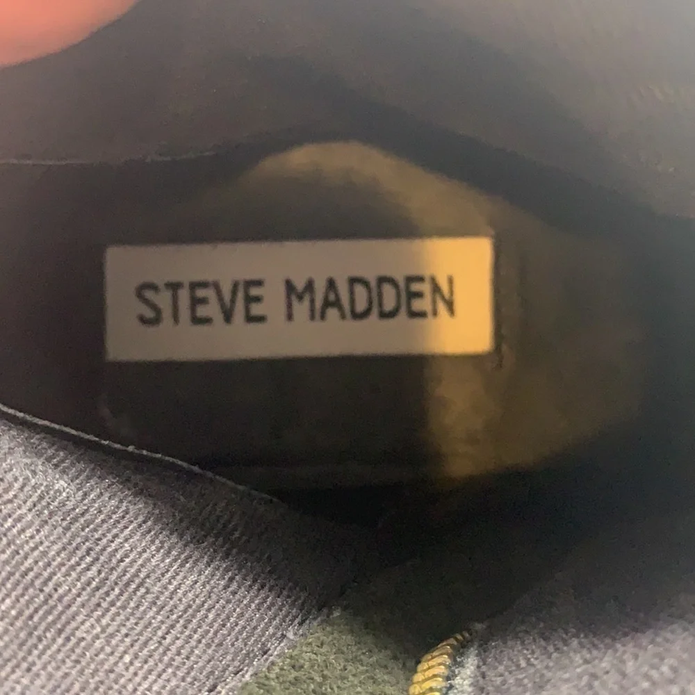 Steve Madden Proccess Black Leather Ankle Boots 7.5. BAB1136F